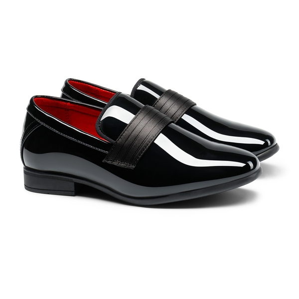 Boys Tuexdo Slip On Dress Loafers Bruno Marc